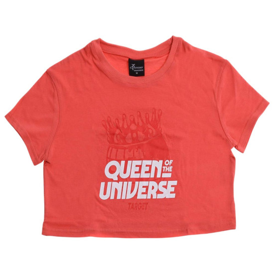 Target Παιδικό σετ Crop Top & Shorts Single Jersey Set ''Queen''